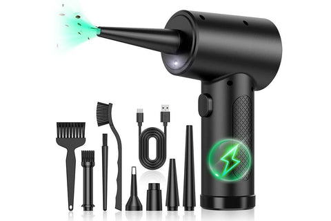 Cordless Electric Air Duster - 51000RPM Handheld Blower for PC Cleaning