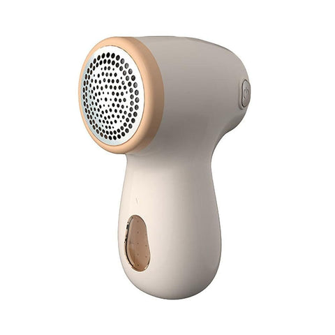 Rechargeable Electric Fur Remover Digital Display Fabric Shaver for Clothes Beige