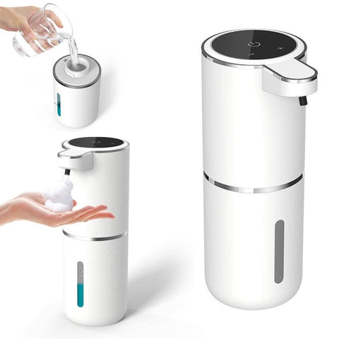 380ML Automatic Soap Dispenser Touchless Adjustable Soap Dispenser Rechargeable White