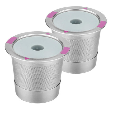 2 PCS Stainless Steel Coffee Filter Pods Compatible with Keurig 1.0/2.0
