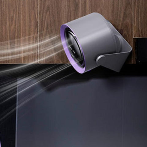 Digital Display Desk Fan Air Circulator Quiet Fan 100 Speeds Adjustable Table Fan for Camping Office Dorm Grey