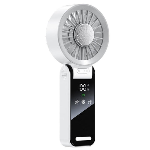 Handheld Foldable High-Speed Fan - Portable for Travel Outdoor Home and Office Dark Gray