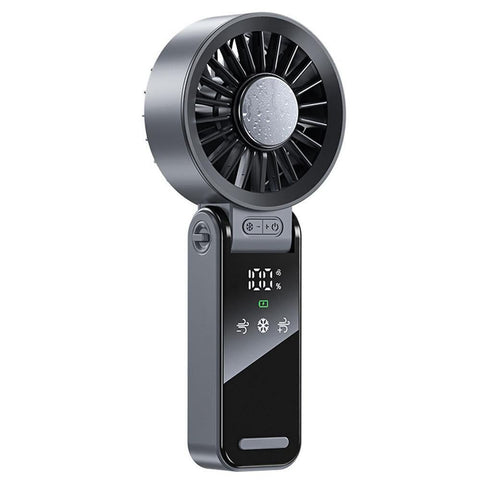 Handheld Foldable High-Speed Fan - Portable for Travel Outdoor Home and Office Off White