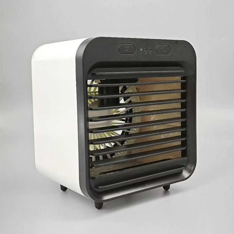 Portable Air Conditioner Fan 3 Speeds Cooling Humidifier Fan for Room Desk Bedroom Office White