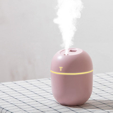 USB Aroma Humidifier Mist Air Purifier Home-White