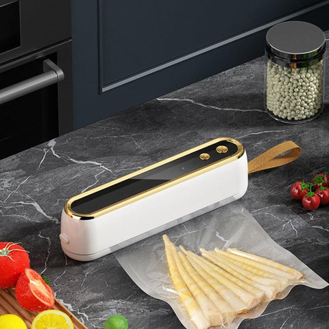 Cordless Portable Mini Vacuum Sealer Machine White