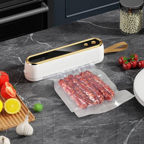 Cordless Portable Mini Vacuum Sealer Machine White