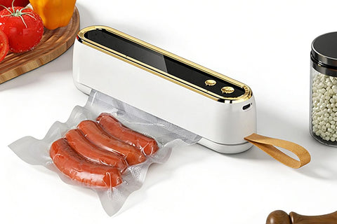 Cordless Portable Mini Vacuum Sealer Machine White