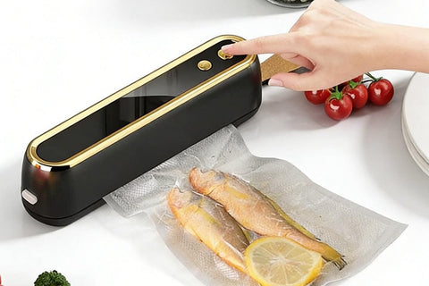Cordless Portable Mini Vacuum Sealer Machine Black