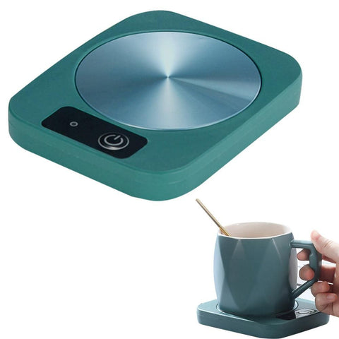 Electric Coffee Mug Warmer Milk Food Hot Plate Cup Warmer for Home Office Pink