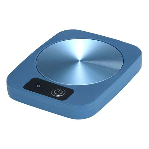 Electric Coffee Mug Warmer Milk Food Hot Plate Cup Warmer for Home Office Blue