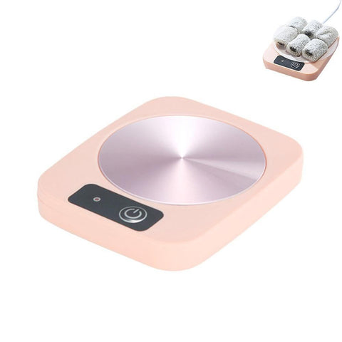 Electric Coffee Mug Warmer Milk Food Hot Plate Cup Warmer for Home Office Blue