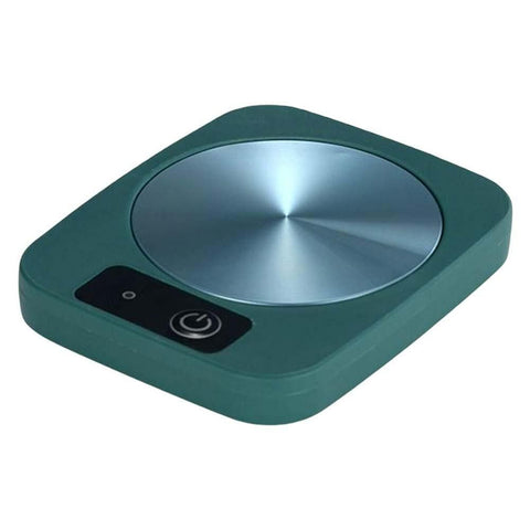 Electric Coffee Mug Warmer Milk Food Hot Plate Cup Warmer for Home Office Green