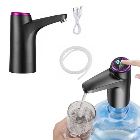Electric Water Dispenser Pump Automatic Water Bottle Pump for Universal Bottle White