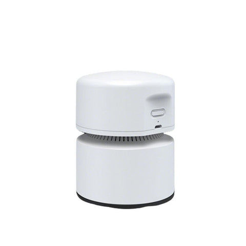 Mini Desktop Vacuum Cleaner Rechargeable USB Desk Sweeper for Home Office Black