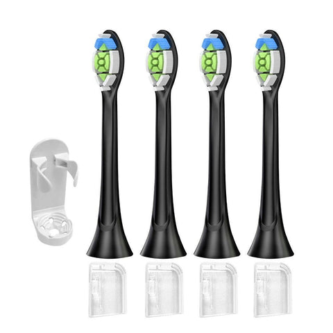4Pcs Electric Toothbrush Replacement Heads Compatible with Philips HX3/HX6/HX9 Series White