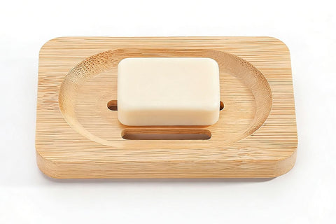 2PCS Wood Soap Dish Storage Soap Holder Soap Tray For Home Bathroom