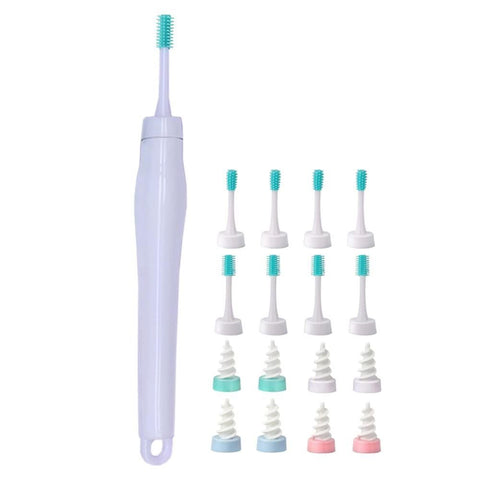 16pcs Ear Wax Remover Tool Reusable Spiral Ear Wax Remover Silicone Ear Cleaner for Adults Kids -Green