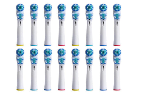 16 Piece Best Double Clean Replacement Brush Heads Compatible With Oral-B