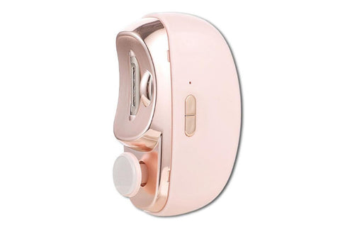 2-in-1 Electric Nail Clipper with Polishing Function-Pink
