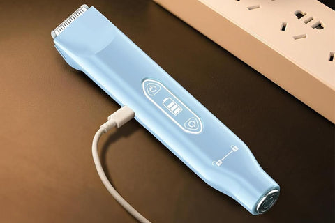 3-in-1 Electric Shaver Nose Hair Trimmer for Face Body Bikini Underarm and Legs - Sky Blue
