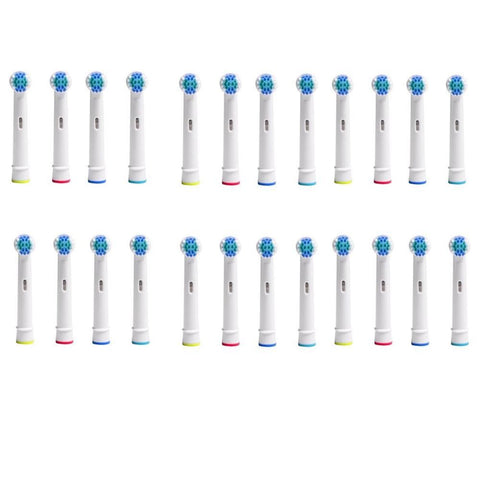 40pcs 3D Whitening Replacement Brush Heads Compatible with Oral-B Toothbrush