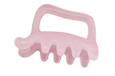 Back Massager Handheld Acupressure Gua Sha Tool for Full Body Muscle Relief -Pink