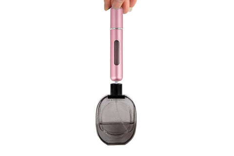 Mini Perfume Spray Pump 8ML Refillable Bottle Atomizer for Travel Outdoor-Pink
