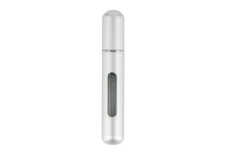 Mini Perfume Spray Pump 8ML Refillable Bottle Atomizer for Travel Outdoor-Silver