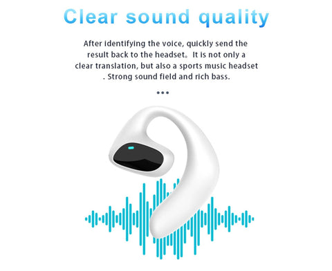 M8 translation headset Wireless BT 144 languages instant intelligent voice machine