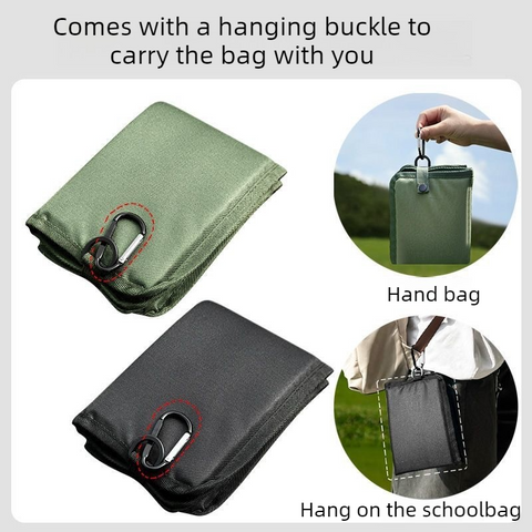 Portable Folding Outdoor Seat Cushion, Portable Insulated Seat Cushion for Camping, Picnics, and Hiking - Green