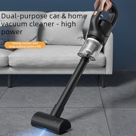 Portable Cordless Handheld Vacuum, High-Power Rechargeable Cleaner with Multiple Nozzles - Green
