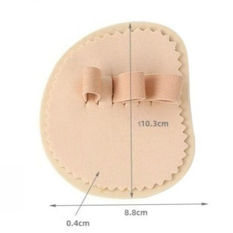 3-Hole Toe Corrector Pads, Bunion & Overlapping Toe Straightener, Hammer Toe EVA Cushion Inserts (1 Pair)