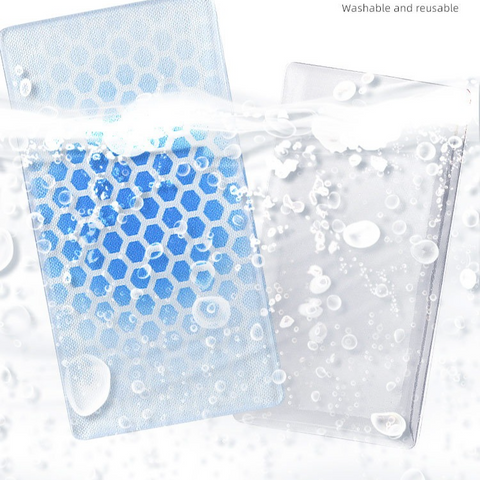 2PCS Self-Adhesive Gel Pads for Ski Boots, Anti-Friction Shock Absorbing Liners, Reusable & Washable