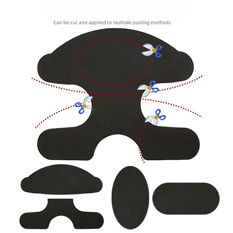 5 Pairs 10PCS Self-Adhesive EVA Heel Pads for Ski Boots, Curved Shock Absorbing Anti-Friction Foam Liner Inserts