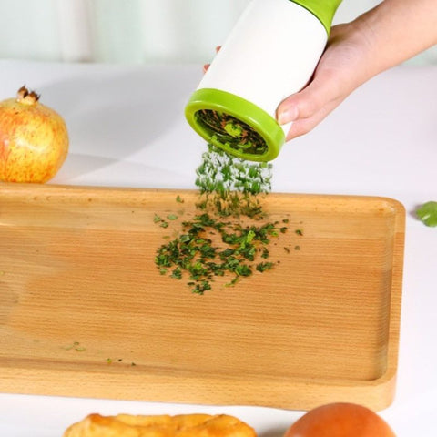 Handheld Herb Mill Grinder, Manual Parsley Cilantro Garlic Spice Shredder for Kitchen