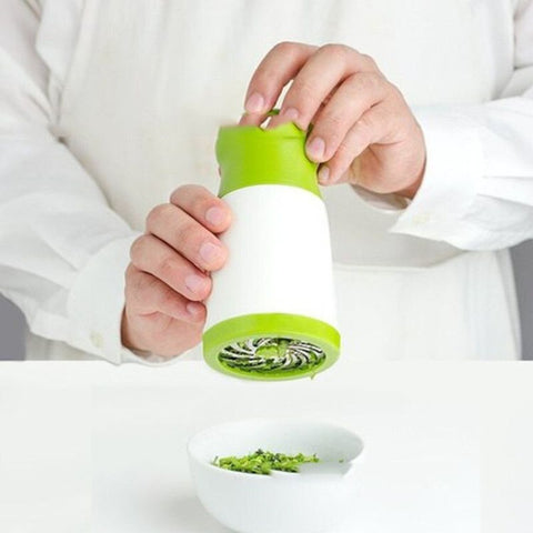 Handheld Herb Mill Grinder, Manual Parsley Cilantro Garlic Spice Shredder for Kitchen