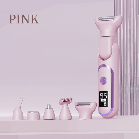 Digital Display Type-C Multi-Functional Electric Hair Remover for Women – Purple