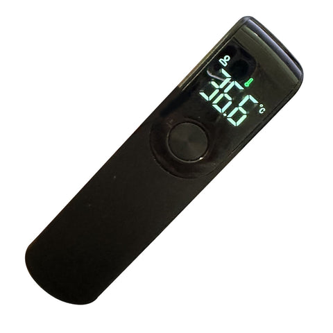Forehead Thermometer Black Mini Portable Contactless Infrared Handheld Electronic Thermometer for Home