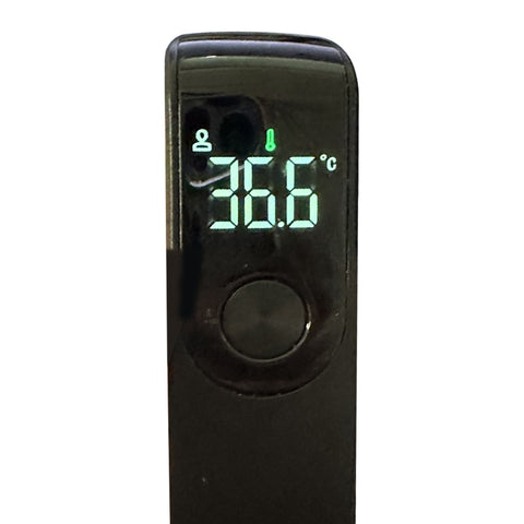 Forehead Thermometer Black Mini Portable Contactless Infrared Handheld Electronic Thermometer for Home