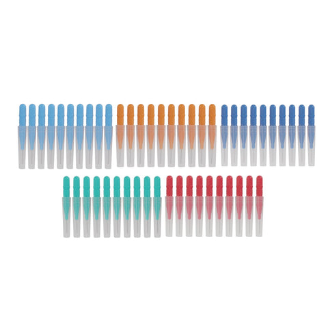 50 Pcs Tooth Interdental Brush for Oral Dental Health Teeth Cleaning Toothpick Cleaners