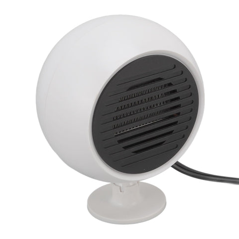 Car Heater Constant Temperature Low Noise Wide Angle 360° Adjustable Car Heater Fan White 24V