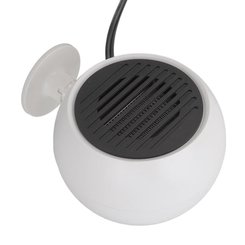 Car Heater Constant Temperature Low Noise Wide Angle 360° Adjustable Car Heater Fan White 24V