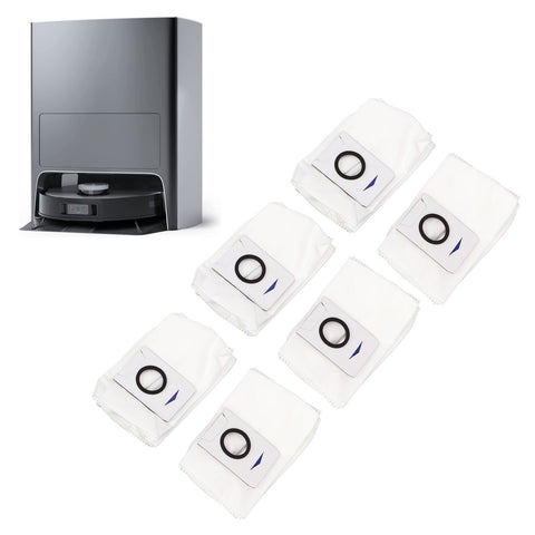 6pcs Vacuum Cleaner Dust Bags for DEEBOT X1 Omni Replaceable Dust Collection Bag Vacuum Cleaner Accessory
