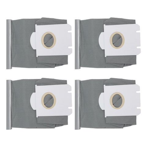 4 Pieces Vacuum Cleaner Dust Bags Replacement Non Woven Fabric Dust Collection Bag for Philips FC9071 FC8134 FC8613 FC8614