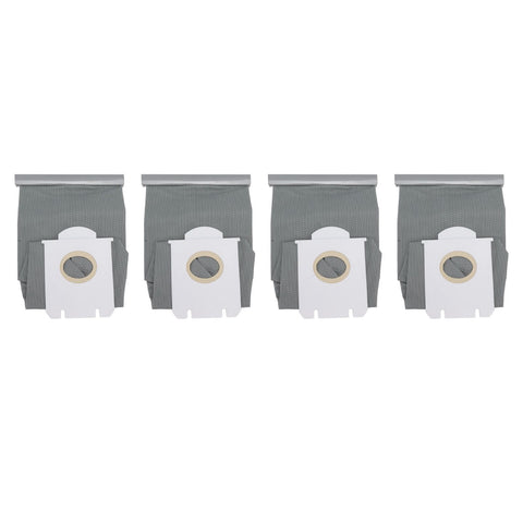 4 Pieces Vacuum Cleaner Dust Bags Replacement Non Woven Fabric Dust Collection Bag for Philips FC9071 FC8134 FC8613 FC8614