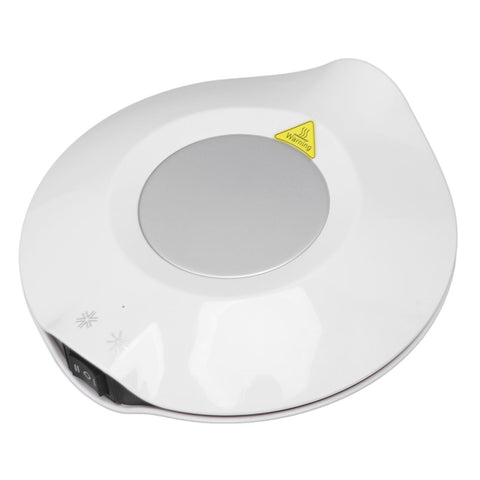 Coffee Warmer Constant Temperature Coasters Cooling Heating USB Warmer Cooler for Milk Tea Coffee Mug White