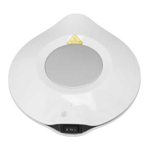 Coffee Warmer Constant Temperature Coasters Cooling Heating USB Warmer Cooler for Milk Tea Coffee Mug White
