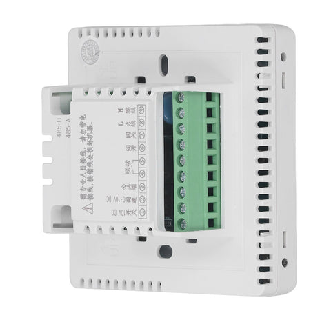 Air Conditioning Fan Thermostat Home Touchscreen Thermostat Panel Temperature Controller DC Brushless 180‑260V