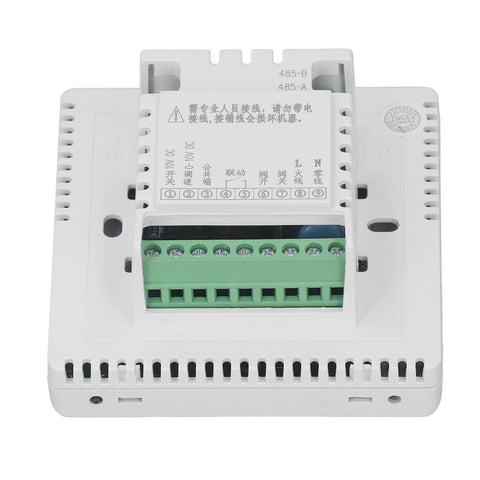 Air Conditioning Fan Thermostat Home Touchscreen Thermostat Panel Temperature Controller DC Brushless 180‑260V